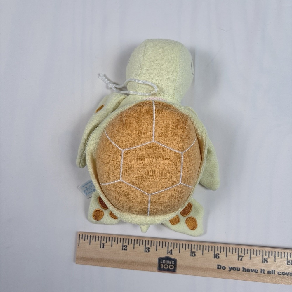SoapSox 2020 7 Inch Yellow Taylor The Turtle Bath Scrubby Toy Soft Clean - Picture 5 of 5